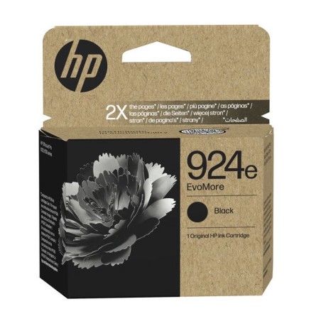HP 924e Cartouche d'encre noire EvoMore authentique (4K0V0NE) - Pour H