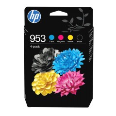 HP 953 Pack de 4 cartouches d'encre noire, cyan, jaune et magenta auth