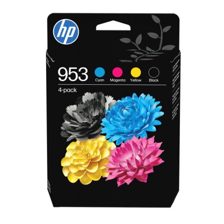 HP 953 Pack de 4 cartouches d'encre noire, cyan, jaune et magenta auth