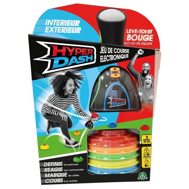 Hyper Dash - Jeu d'adresse et de rapidité - HYPER DASH - 5 cibles - Intérieur et extérieur - Des 6 ans