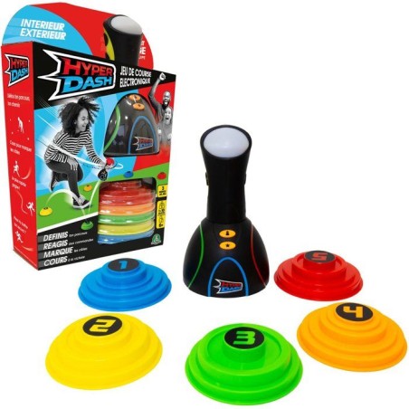 Hyper Dash - Jeu d'adresse et de rapidité - HYPER DASH - 5 cibles - Intérieur et extérieur - Des 6 ans