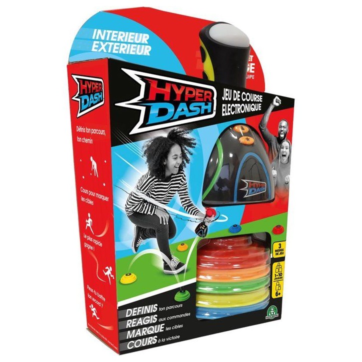 Hyper Dash - Jeu d'adresse et de rapidité - HYPER DASH - 5 cibles - Intérieur et extérieur - Des 6 ans