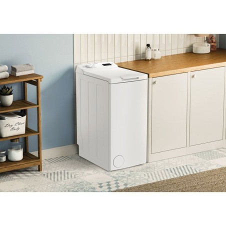 Lave-linge top Indesit TI512MYTIMEFR - 5 kg - 1000 trs/min - Blanc