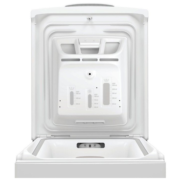 Lave-linge top Indesit TI512MYTIMEFR - 5 kg - 1000 trs/min - Blanc Lave-linge top Indesit TI512MYTIMEFR - 5 kg - 1000 trs/min - Blanc