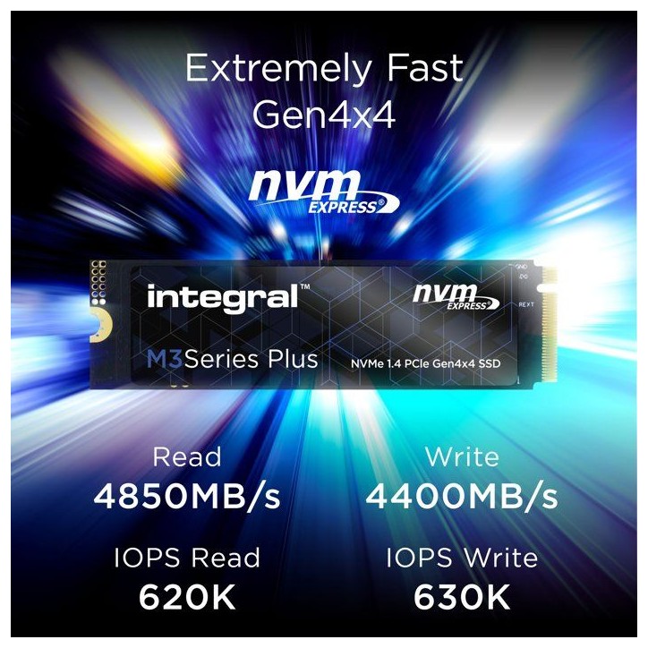 INTEGRAL - M3 Plus - SSD interne - 2 To - M.2 2280 INTEGRAL - M3 Plus - SSD interne - 2 To - M.2 2280