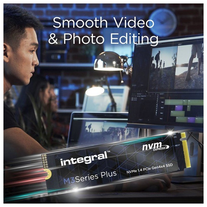 INTEGRAL - M3 Plus - SSD interne - 2 To - M.2 2280 INTEGRAL - M3 Plus - SSD interne - 2 To - M.2 2280