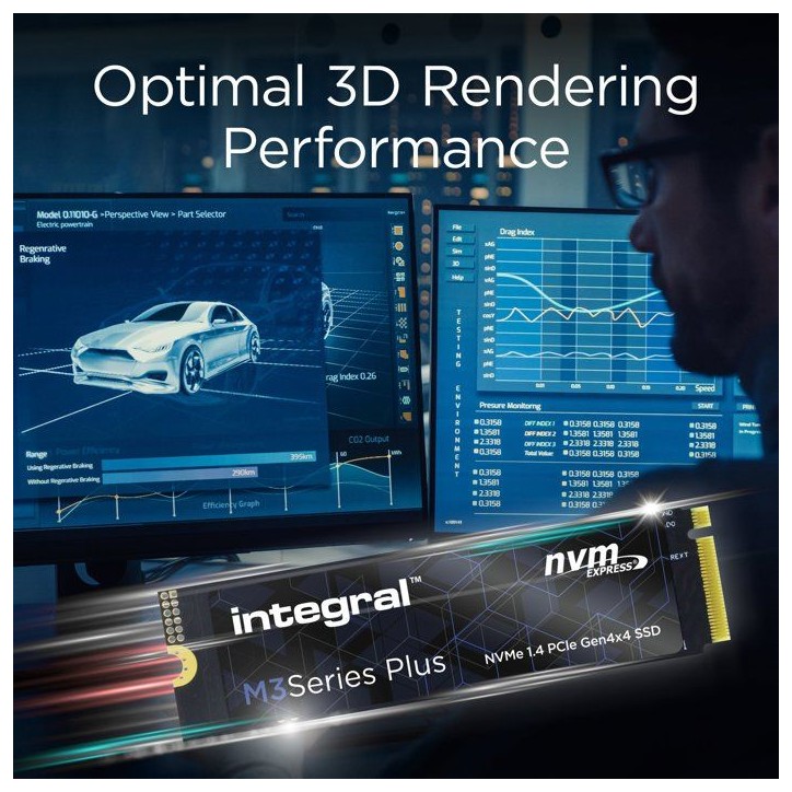 INTEGRAL - M3 Plus - SSD interne - 2 To - M.2 2280 INTEGRAL - M3 Plus - SSD interne - 2 To - M.2 2280