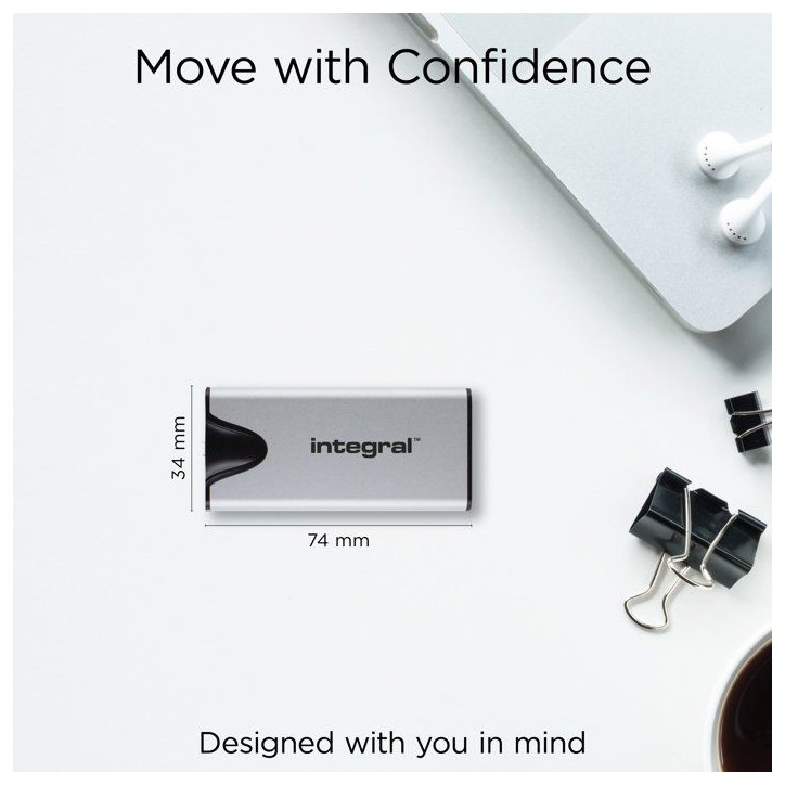INTEGRAL - SlimXpress - SSD portable - 2 To - USB-C INTEGRAL - SlimXpress - SSD portable - 2 To - USB-C