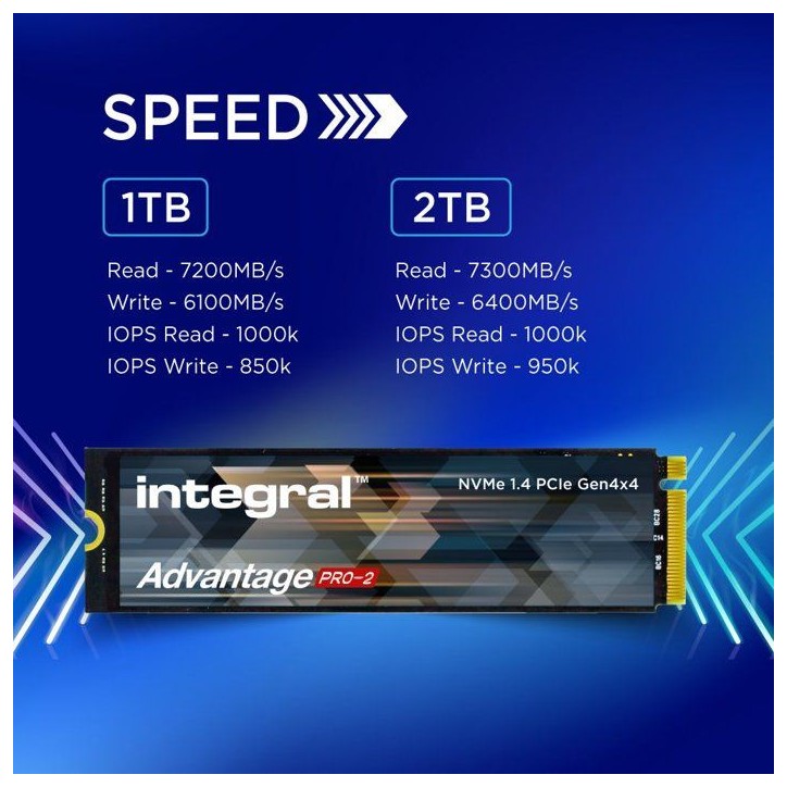 INTEGRAL - Compatible PS5 - SSD interne - 1 To - M.2 2280 INTEGRAL - Compatible PS5 - SSD interne - 1 To - M.2 2280