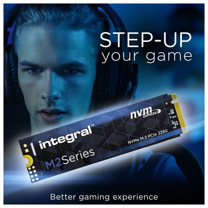 INTEGRAL - M.2 2280 NVMe PCIe Gen3 x4 - SSD interne - 1 To - M.2 2280 INTEGRAL - M.2 2280 NVMe PCIe Gen3 x4 - SSD interne - 1 To - M.2 2280