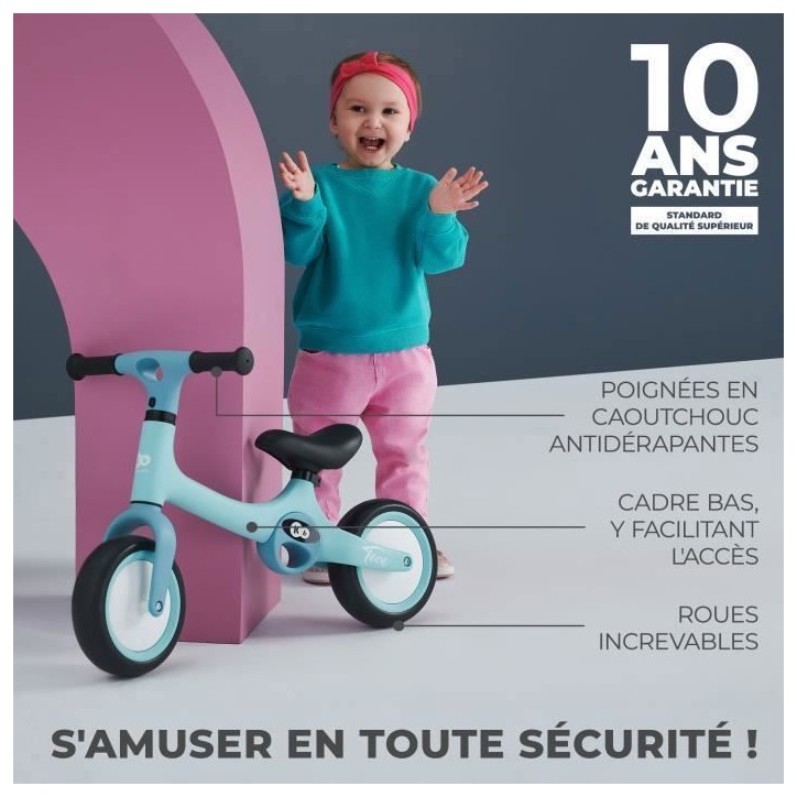 Draisienne bébé - KINDERKRAFT - TOVE - Jusqu'a 25 kg - Légere - Summer Mint