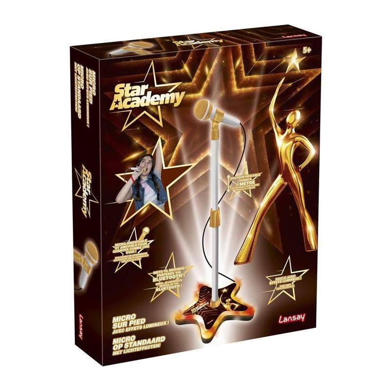 Jeu musical - LANSAY - STAR ACADEMY - MICRO SUR PIED LUMINEUX - Karaok