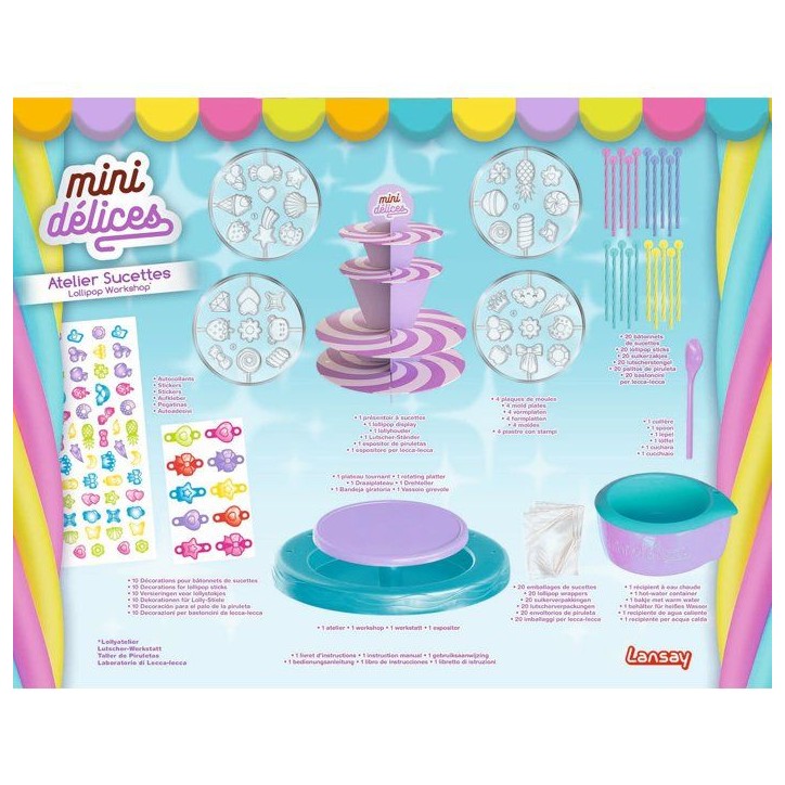 Cuisine créative pour enfant - LANSAY - MINI DELICES - ATELIER SUCETTES - Des 6 ans Cuisine créative pour enfant - LANSAY - MINI DELICES - ATELIER SUCETTES - Des 6 ans