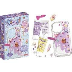 Kit customisation coque téléphone - LANSAY - YUMEMI - SET D'ACTIVITE DECODEN - Colle creme et décos - Des 8 ans