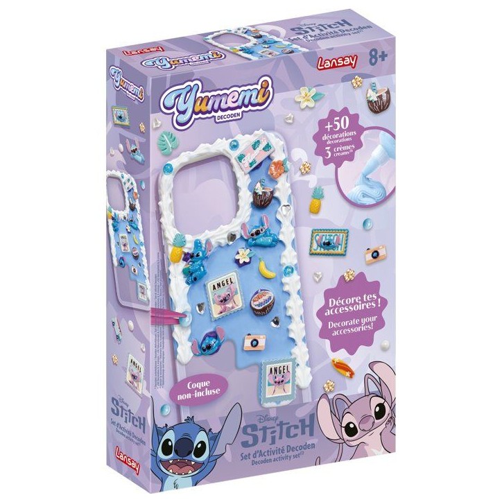 Kit customisation coque téléphone - LANSAY - YUMEMI - SET D'ACTIVITE DECODEN - STITCH & ANGEL - Colle creme et décos - Des 8 Kit customisation coque téléphone - LANSAY - YUMEMI - SET D'ACTIVITE DECODEN - STITCH & ANGEL - Colle creme et décos - Des 8