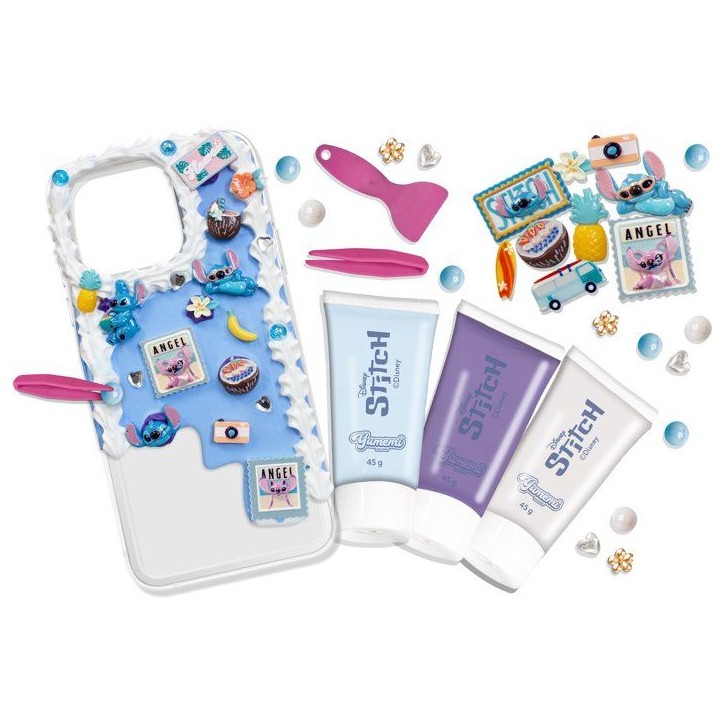 Kit customisation coque téléphone - LANSAY - YUMEMI - SET D'ACTIVITE DECODEN - STITCH & ANGEL - Colle creme et décos - Des 8 Kit customisation coque téléphone - LANSAY - YUMEMI - SET D'ACTIVITE DECODEN - STITCH & ANGEL - Colle creme et décos - Des 8