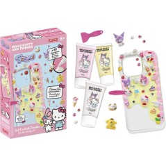 Kit customisation coque téléphone - LANSAY - YUMEMI - SET D'ACTIVITE DECODEN - HELLO KITTY - Colle creme et décos - Des 8 ans