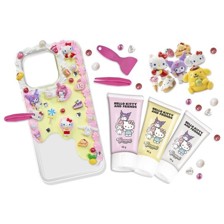 Kit customisation coque téléphone - LANSAY - YUMEMI - SET D'ACTIVITE DECODEN - HELLO KITTY - Colle creme et décos - Des 8 ans Kit customisation coque téléphone - LANSAY - YUMEMI - SET D'ACTIVITE DECODEN - HELLO KITTY - Colle creme et décos - Des 8 ans