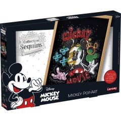 Jeu créatif - LANSAY - COLLECTION SEQUINS - MICKEY POP ART - Cadre en