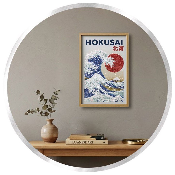 Jeu créatif - LANSAY - COLLECTION SEQUINS - LA GRANDE VAGUE HOKUSAI - Cadre en bois et illustration - Des 14 ans Jeu créatif - LANSAY - COLLECTION SEQUINS - LA GRANDE VAGUE HOKUSAI - Cadre en bois et illustration - Des 14 ans