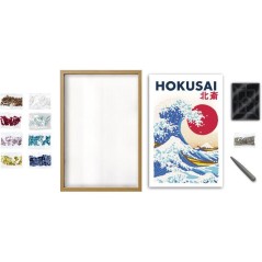 Jeu créatif - LANSAY - COLLECTION SEQUINS - LA GRANDE VAGUE HOKUSAI -