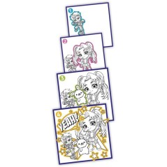 Loisir créatif - LANSAY - MAGIC LIGN - jeu de coloriage - PROJECTEUR