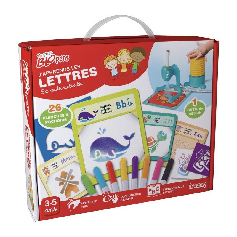Loisir créatif - LANSAY - MY FIRST BLOPENS - jeu de coloriage - SET M