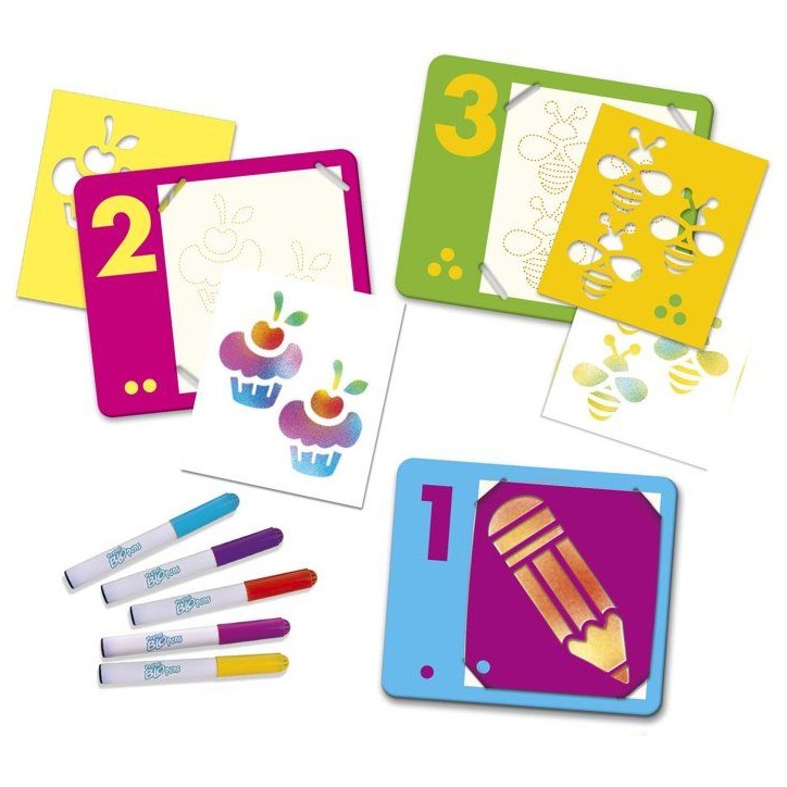 Loisir créatif - LANSAY - MY FIRST BLOPENS - jeu de coloriage - J'APPRENDS LES CHIFFRES - Des 3 ans
