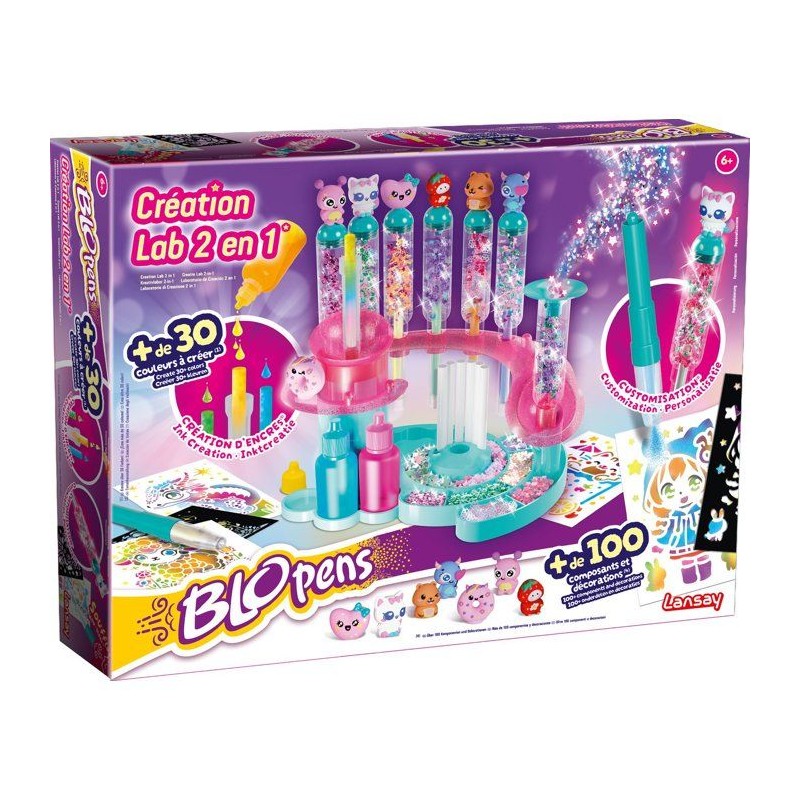 Loisir créatif - LANSAY - BLOPENS - jeu de coloriage - CREATION LAB 2