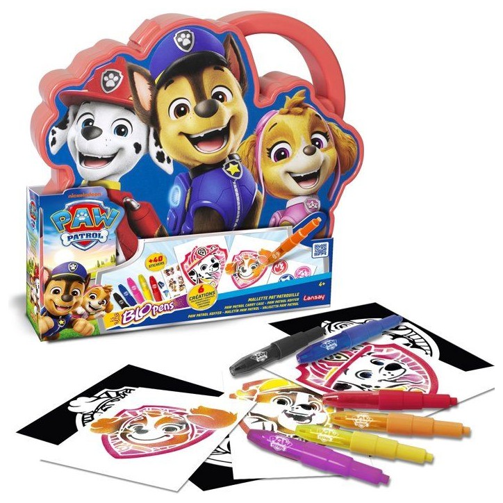Loisir créatif - LANSAY - BLOPENS - jeu de coloriage - MALLETTE PAT'PATROUILLE - Des 4 ans Loisir créatif - LANSAY - BLOPENS - jeu de coloriage - MALLETTE PAT'PATROUILLE - Des 4 ans