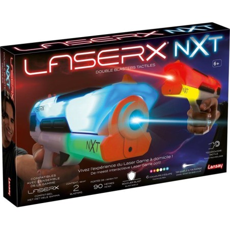 Jeu de tir - laser game - LANSAY - LASER X NXT - DOUBLE BLASTERS TACTI