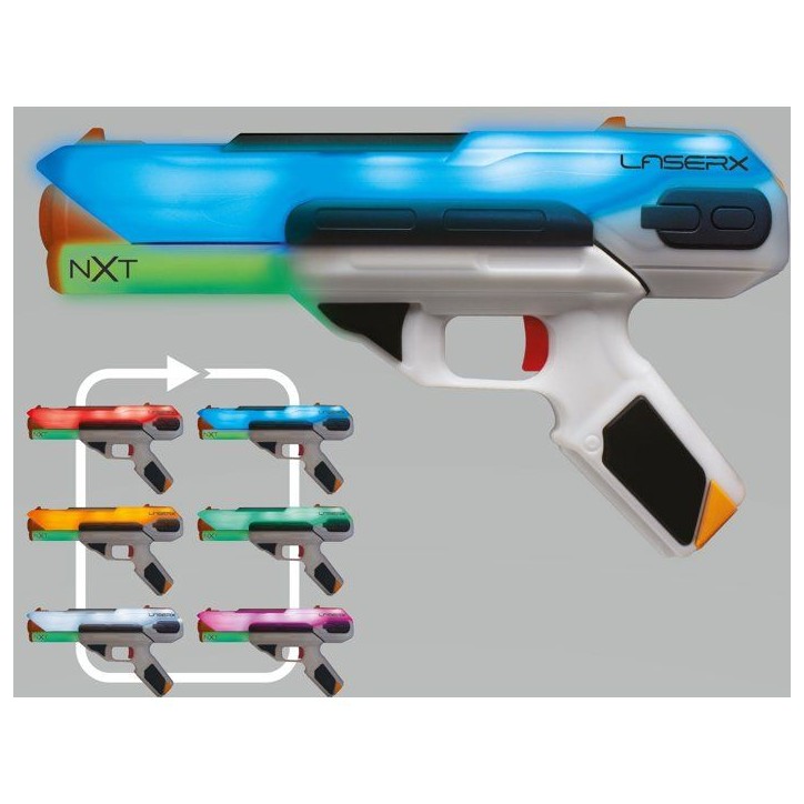 Jeu de tir - laser game - LANSAY - LASER X NXT - DOUBLE BLASTERS TACTILES - Pistolet laser pour enfant - Des 6 ans Jeu de tir - laser game - LANSAY - LASER X NXT - DOUBLE BLASTERS TACTILES - Pistolet laser pour enfant - Des 6 ans