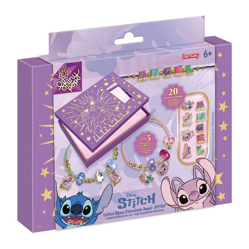 Loisir créatif - LANSAY - COFFRET BIJOUX ETINCELANTS - ANGEL - Des 6