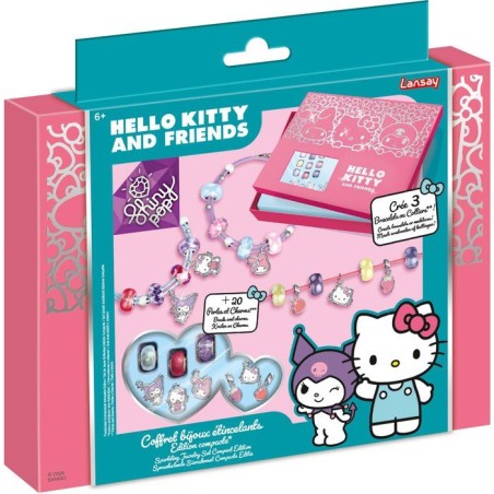 Loisir créatif - LANSAY - COFFRET BIJOUX ETINCELANTS - HELLO KITTY -