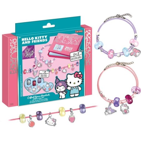 Loisir créatif - LANSAY - COFFRET BIJOUX ETINCELANTS - HELLO KITTY - Des 6 ans