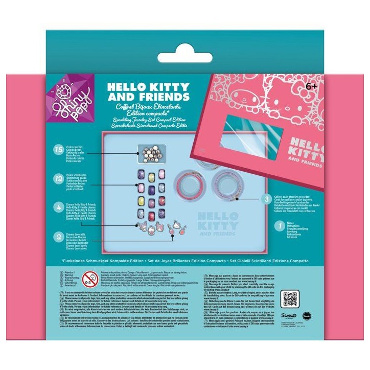 Loisir créatif - LANSAY - COFFRET BIJOUX ETINCELANTS - HELLO KITTY - Des 6 ans Loisir créatif - LANSAY - COFFRET BIJOUX ETINCELANTS - HELLO KITTY - Des 6 ans