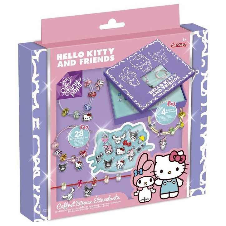 Loisir créatif - LANSAY - COFFRET BIJOUX ETINCELANTS - HELLO KITTY - Des 6 ans Loisir créatif - LANSAY - COFFRET BIJOUX ETINCELANTS - HELLO KITTY - Des 6 ans