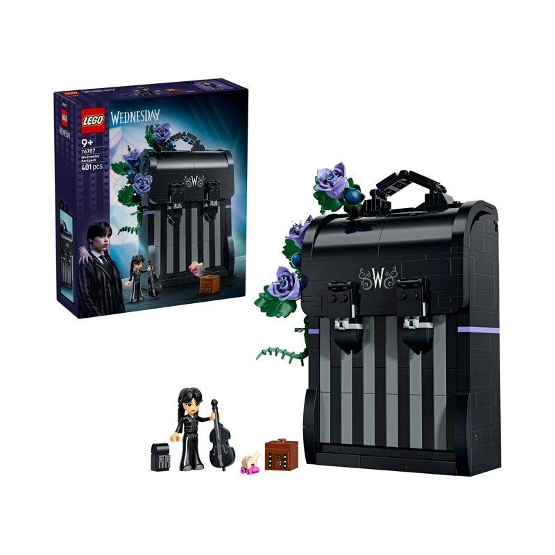 LEGO 76787 Le Sac a Dos de Mercredi - Mini Poupée et Minifigurine de