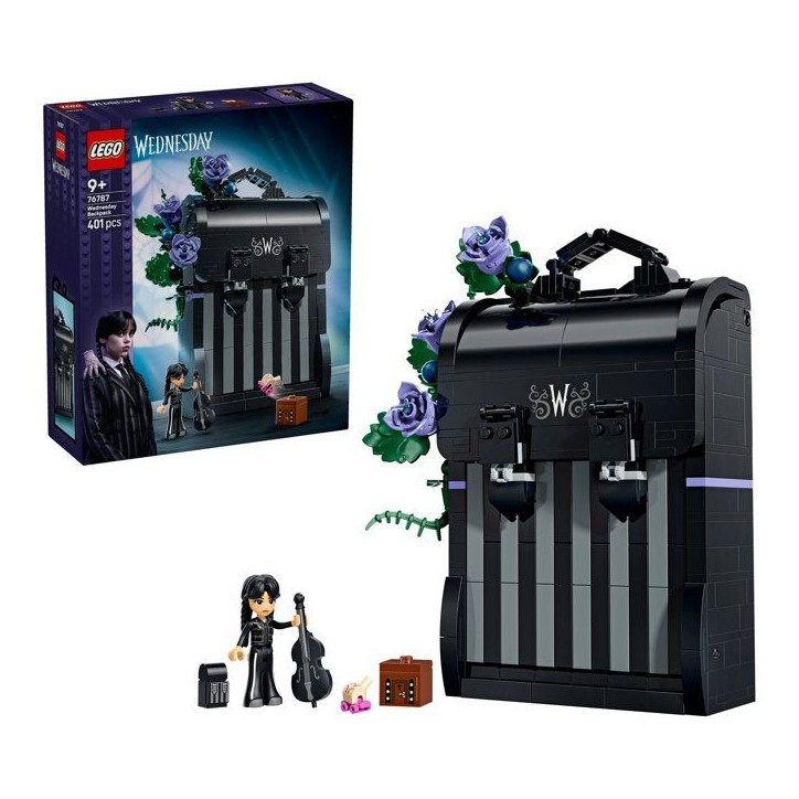 LEGO 76787 Le Sac a Dos de Mercredi - Mini Poupée et Minifigurine de la chose - Jeu de Construction des 9 ans - Maquette 3D - C LEGO 76787 Le Sac a Dos de Mercredi - Mini Poupée et Minifigurine de la chose - Jeu de Construction des 9 ans - Maquette 3D - C