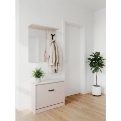Vestiaire d'entrée - Décor sable - L65 x H180 x P25 cm
