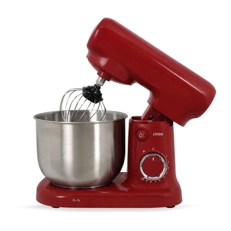 Robot pâtissier 3 L - LIVOO - DOP262R - 1500 W - 10 vitesses
