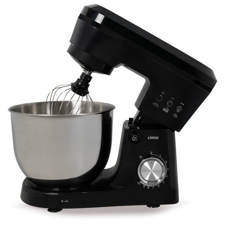 Robot pâtissier 5 L - LIVOO - DOP263N - 1500 W - Grande capacité Robot pâtissier 5 L - LIVOO - DOP263N - 1500 W - Grande capacité