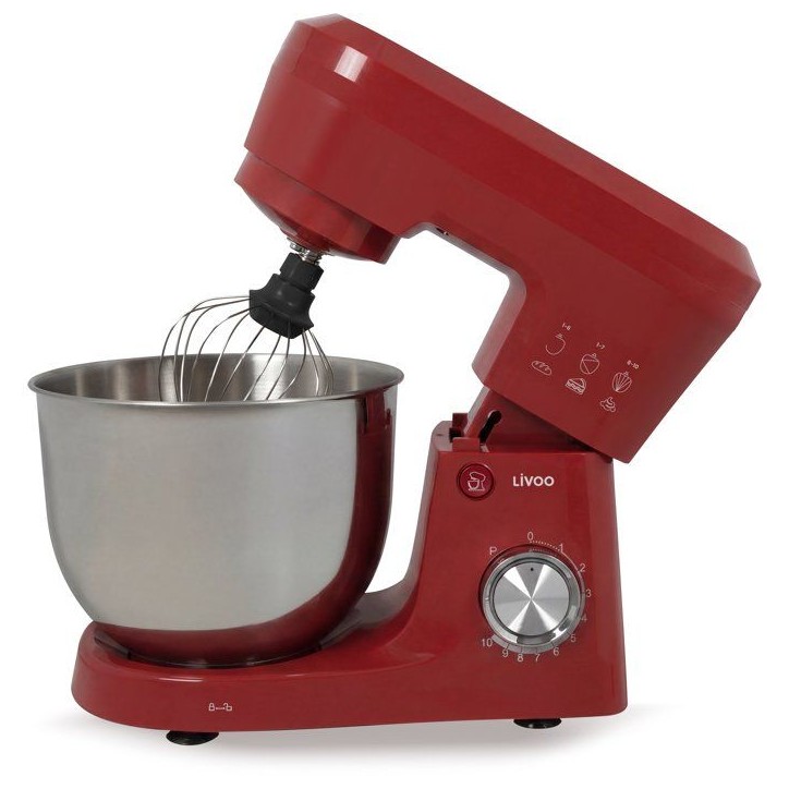 Robot pâtissier 5 L - LIVOO - DOP263R - 1500 W - Multifonction Robot pâtissier 5 L - LIVOO - DOP263R - 1500 W - Multifonction