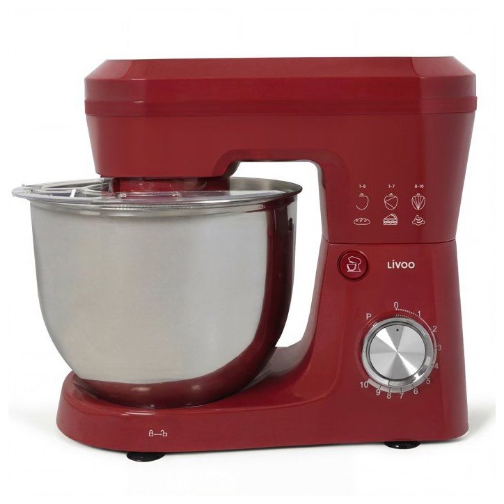 Robot pâtissier 5 L - LIVOO - DOP263R - 1500 W - Multifonction Robot pâtissier 5 L - LIVOO - DOP263R - 1500 W - Multifonction