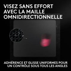 Tapis de souris gamer - Logitech G - Pro X Control - Noir