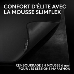 Tapis de souris gamer - Logitech G - Pro X Control - Noir