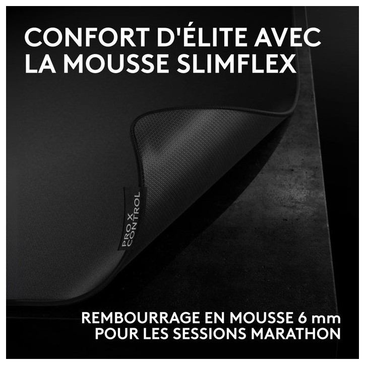 Tapis de souris gamer - Logitech G - Pro X Control - Noir
