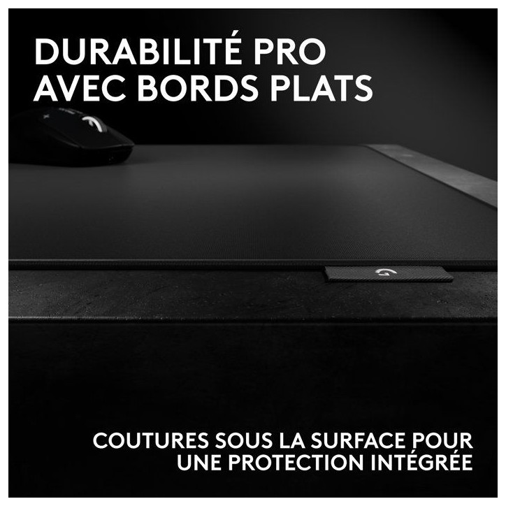 Tapis de souris gamer - Logitech G - Pro X Control - Noir