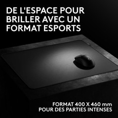 Tapis de souris gamer - Logitech G - Pro X Control - Noir