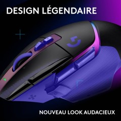 Souris gamer - Sans fil - Logitech G - G502 X Plus - Lilas foncé